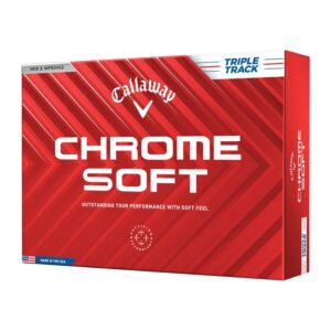 CALLAWAY Chrome Soft Triple Track Balls – White