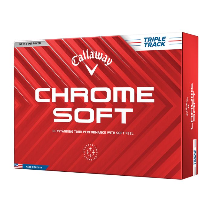 CALLAWAY Chrome Soft Triple Track Balls - White