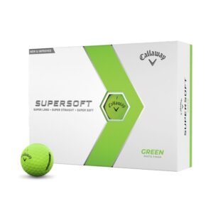 CALLAWAY Supersoft Golf Balls -Matte Green