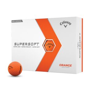 CALLAWAY Supersoft Golf Balls – Matte Orange