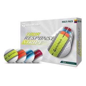 TAYLORMADE Tour Response Stripe Golf Balls – Multi Color