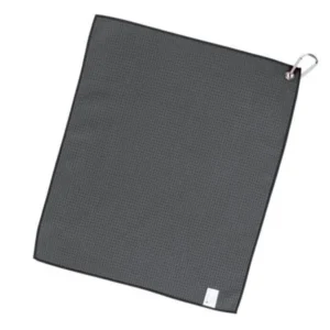 Golf Gear Microfiber Golf Towel – Black / White